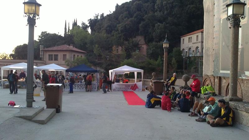 Punt d'arribad a Montserrat a la matinada 2