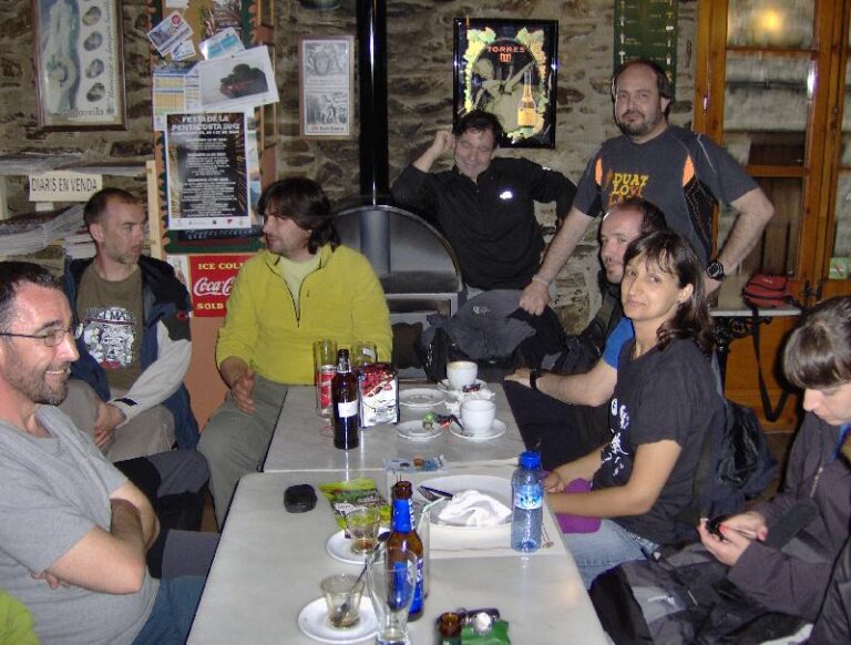 Retrobant els companys a Queralbs