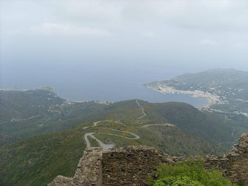 Vista del Port de la Selva des del Castell