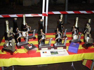 Trofeus de la cursa nocturna