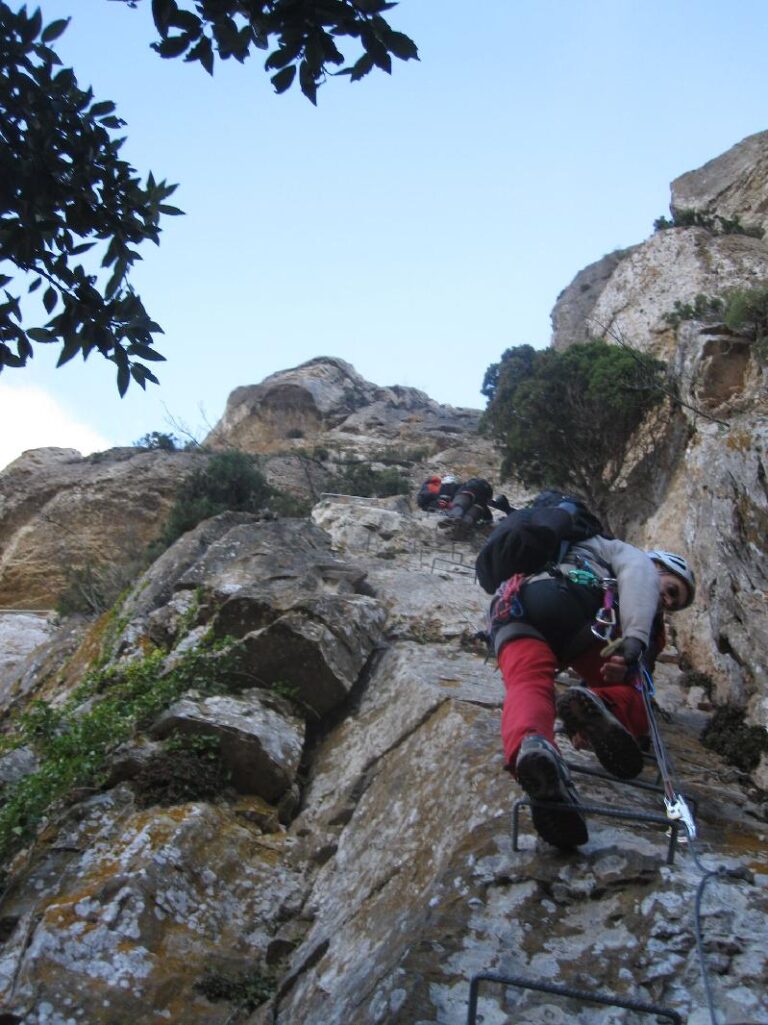 Iniciant la ferrata
