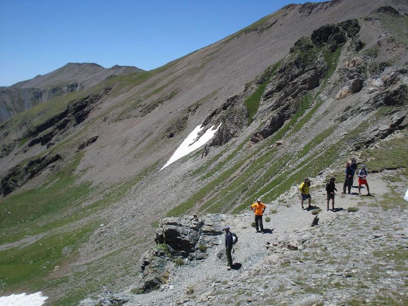 Inici baixada Coll de Noufonts