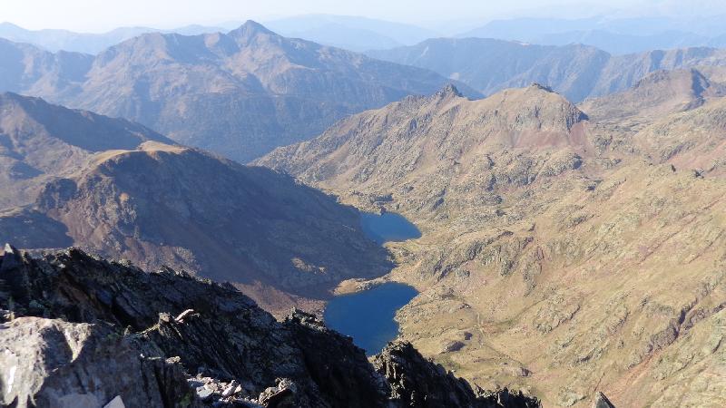 estanys de estats i sotllo des de la pica