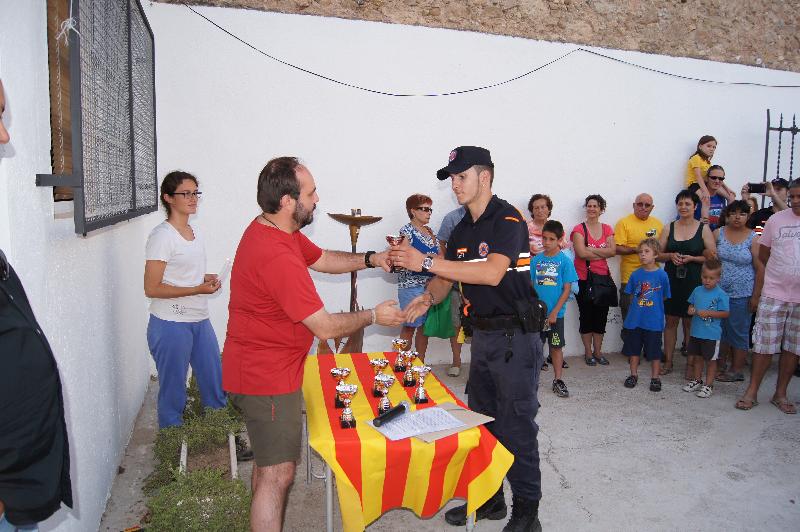 lliurament de la flama a proteccio civil