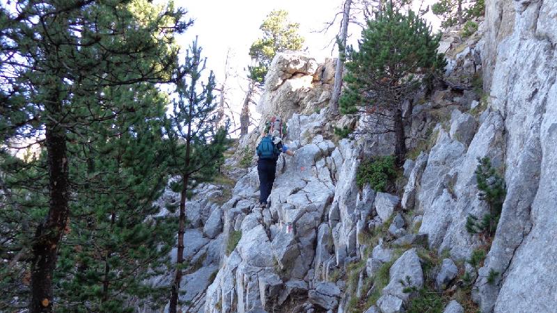 grimpada al peu de penyes altes