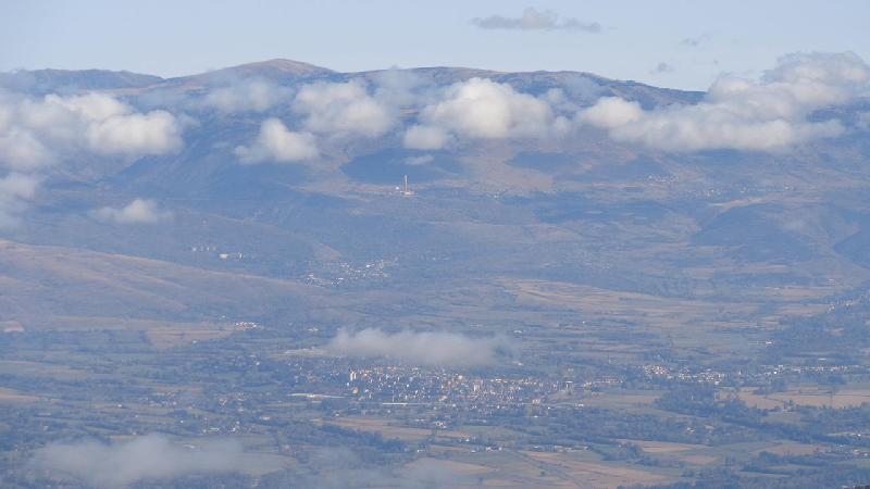 vista de puigcerda des del cim de penyes altes