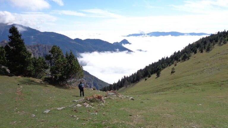 iniciant el descens per la canal de la serp