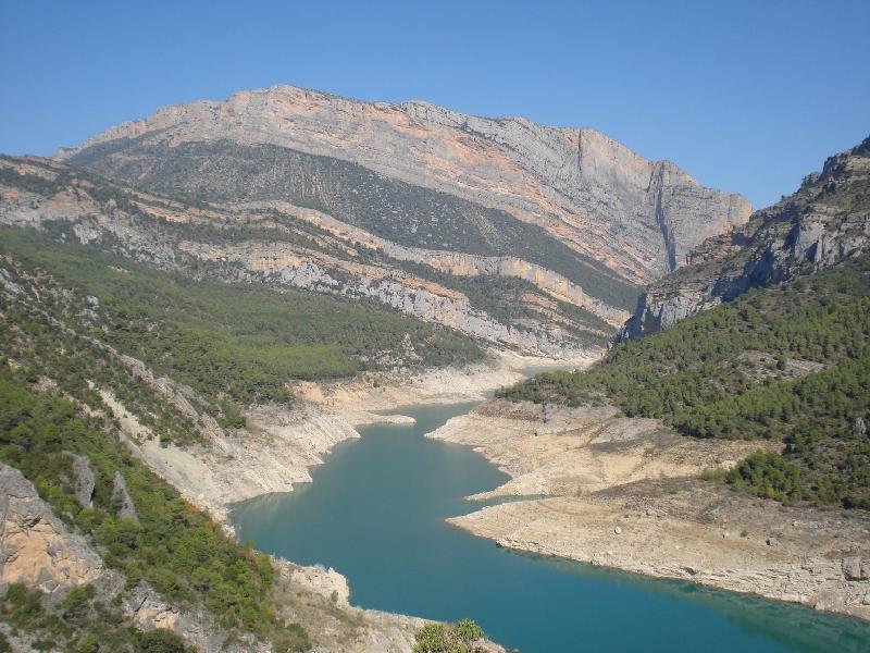 paret de Arago prop el congost de mont-rebei