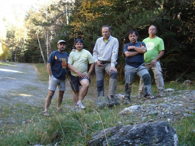 Foto del grup en acabar la etapa