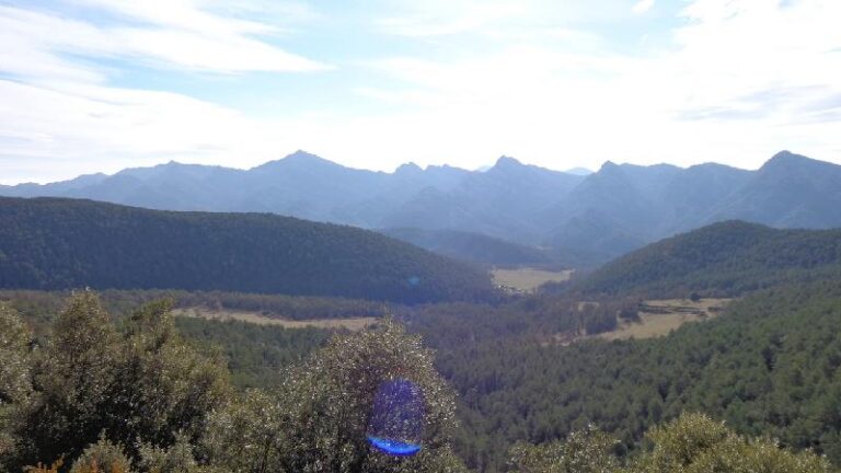 pujant cap el castell de Roset