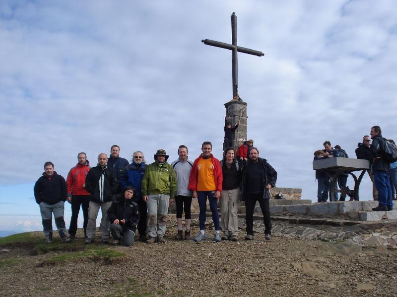 Foto de grup al Matagalls