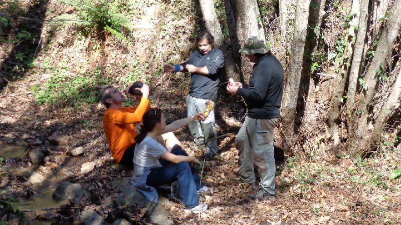 Esmorzar amb la bota de vi