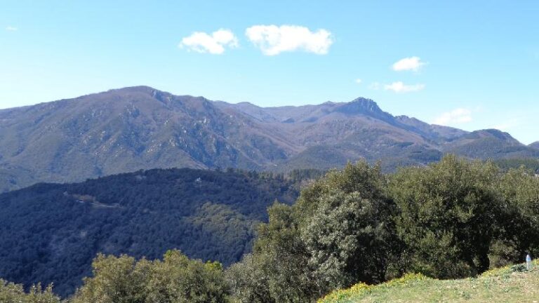Vista de Les agudes i el Massis del Monyseny