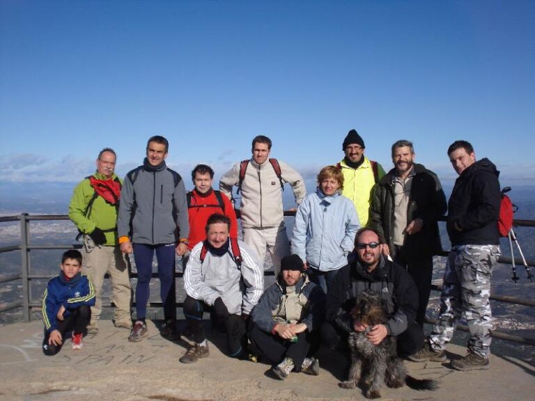 Foto de grup a Sant Jeroni