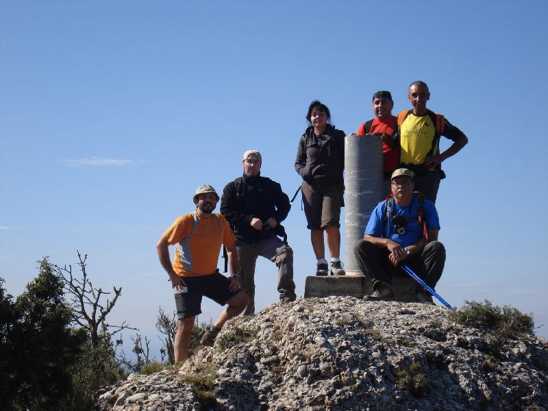 El grup a la Punta Alta de Boter