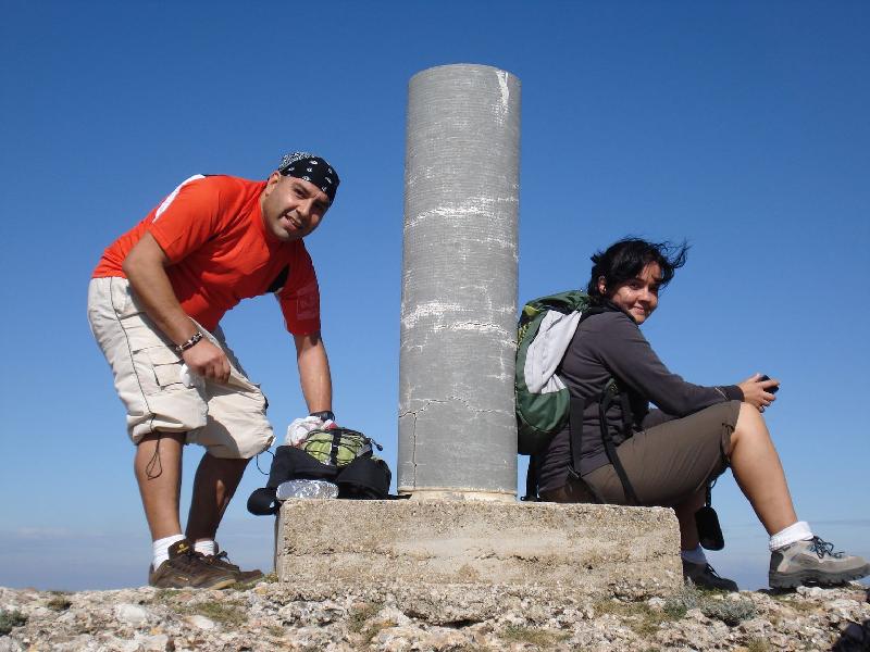 Manuel i Montse a la Punta Alta de Boter