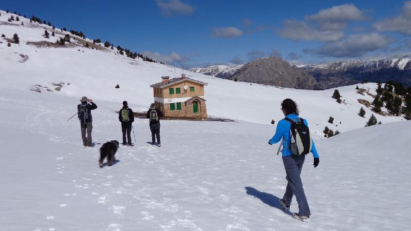 arribant al refugi de ensija