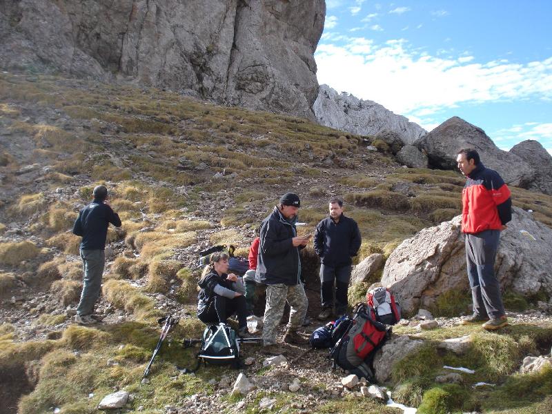 Un descans entre pujada i més pujada