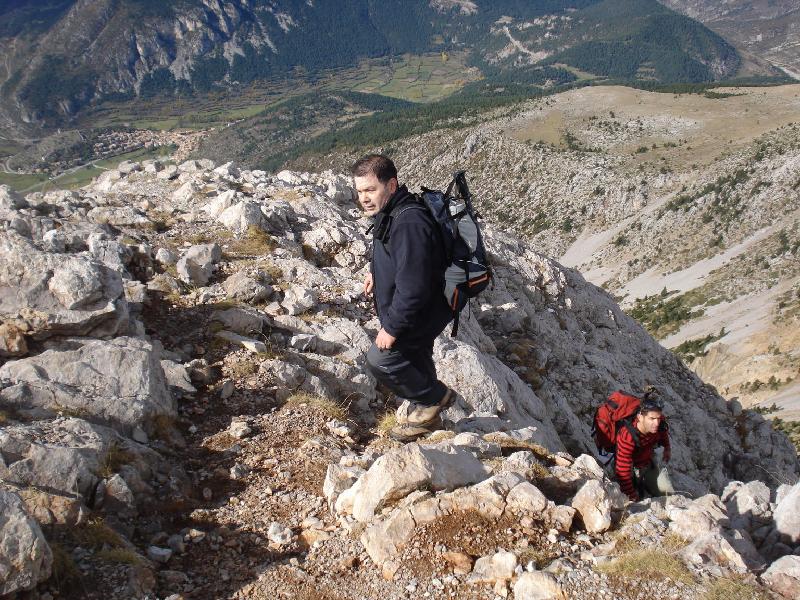 Grimpant per la cresta