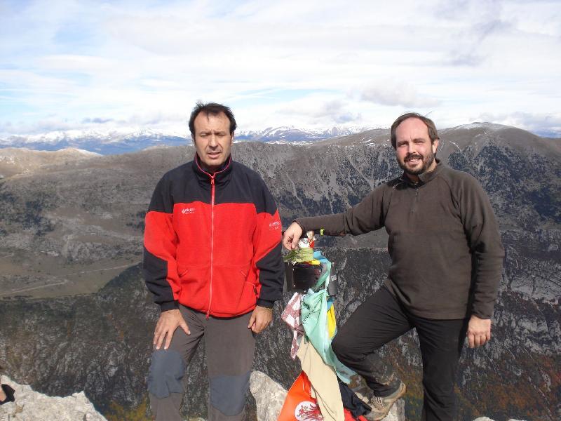 Fernando i Jordi al cim