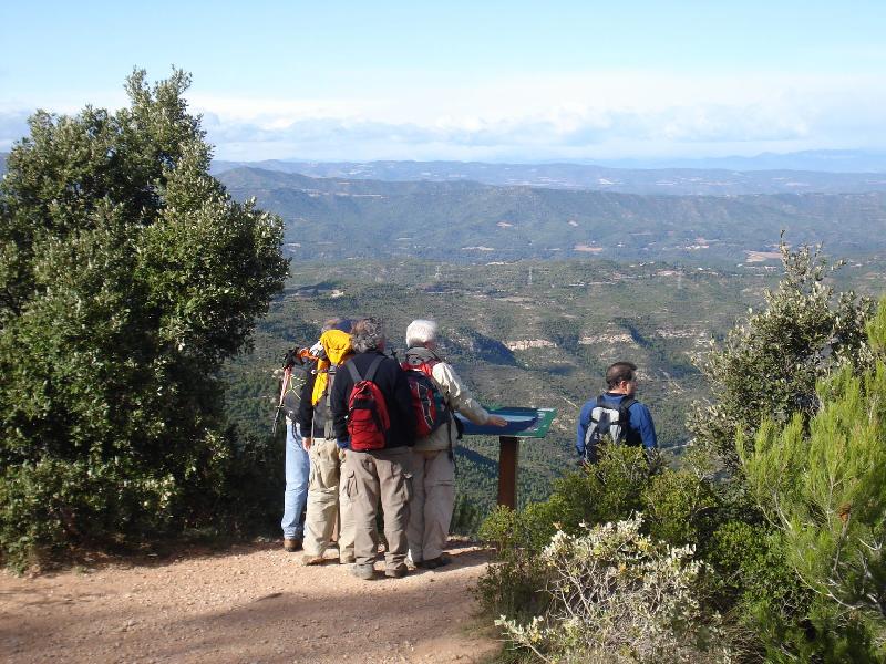 Observant el paisatge panoramic