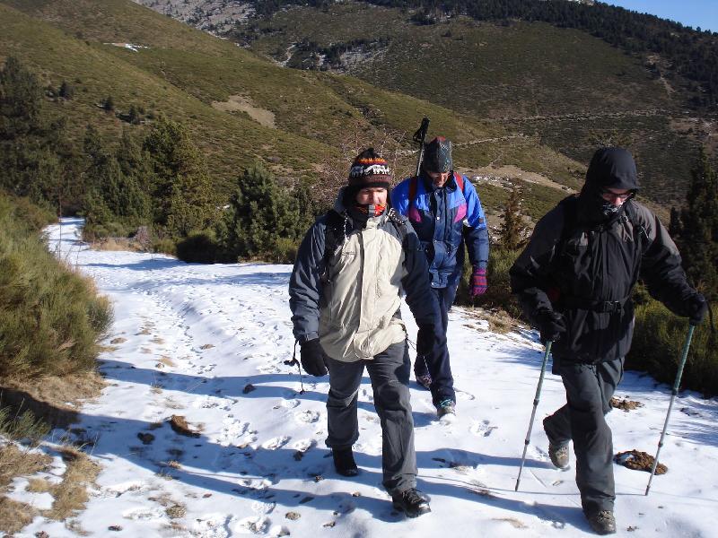 Ascendint a la Creu de Meians