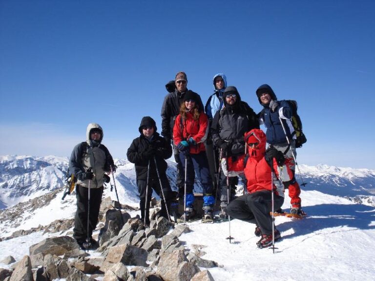 El grup al cim del Bastiments