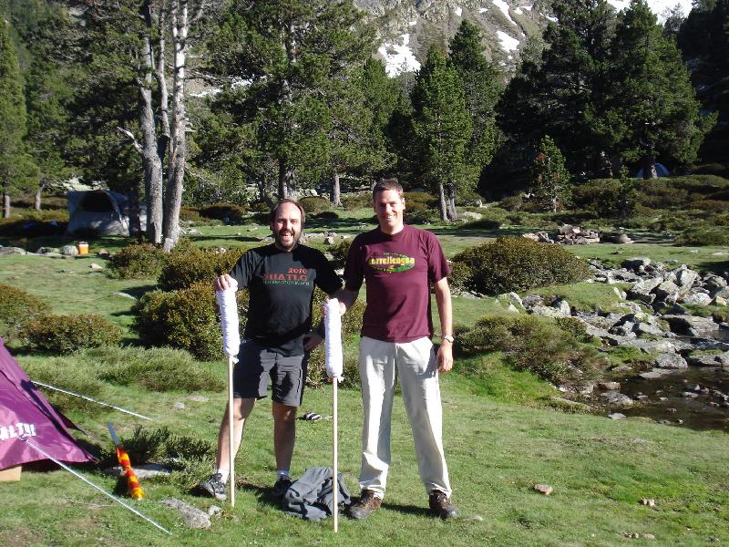 En Jordi i en David pugen les torxes