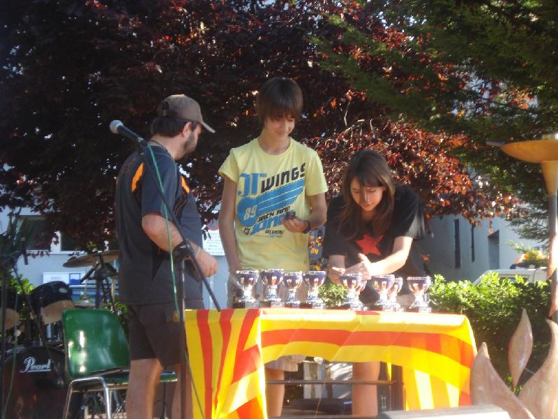 Lliurament de la Flama a les Fogueres