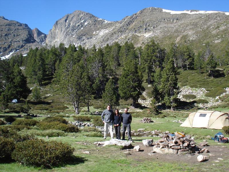 Al mati sota el Canigo: David, Maria i Jordi