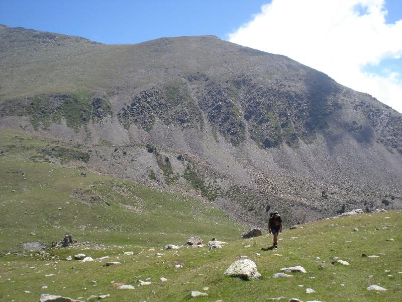 Ascendint a la zona d'estanys