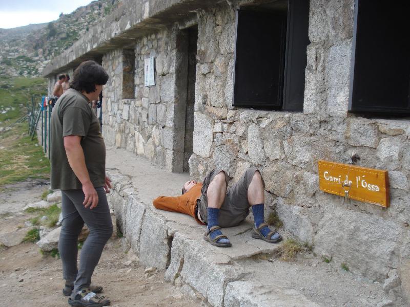 Descansant al refugi