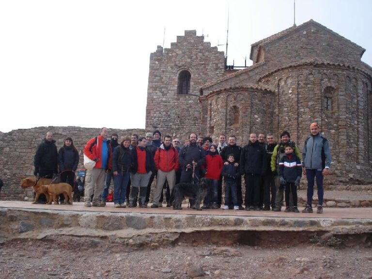 Foto de grup a La Mola