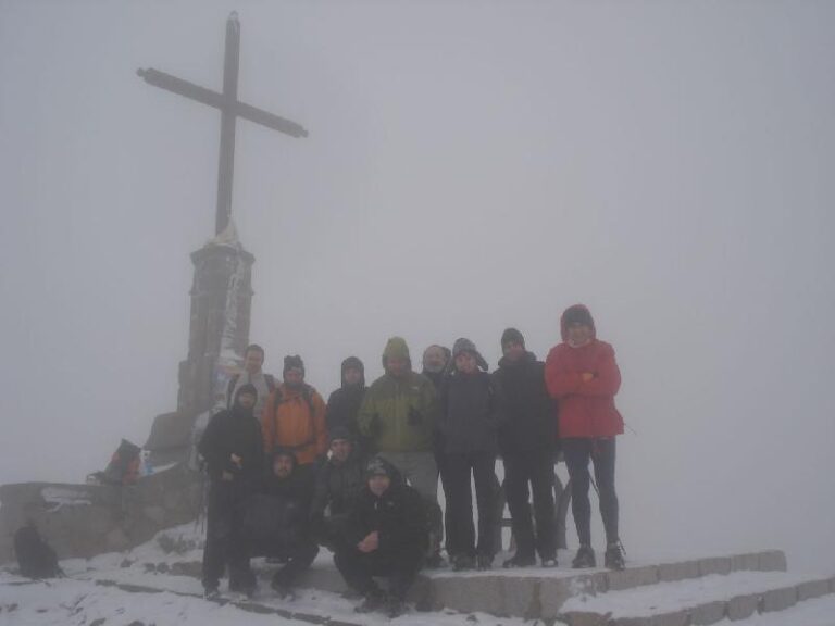 Foto de grup al Matagalls