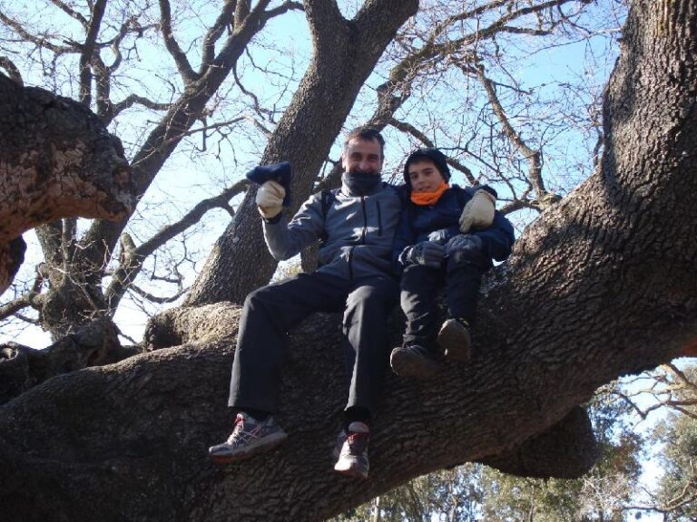 Queeeee boniiiic!!! Pare i fill dalt del roure