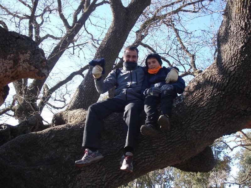 Queeeee boniiiic!!! Pare i fill dalt del roure