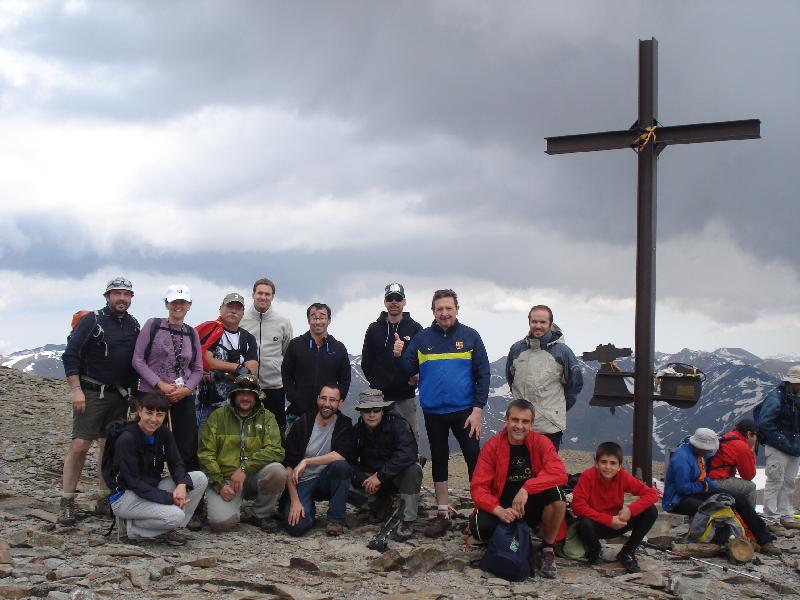 Foto de grup al cim
