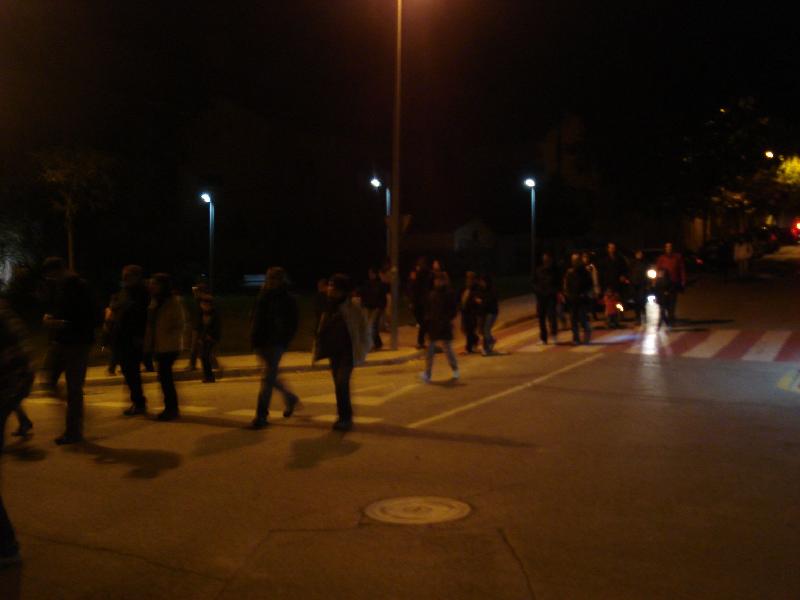 Baixant el carrer Santa Clara