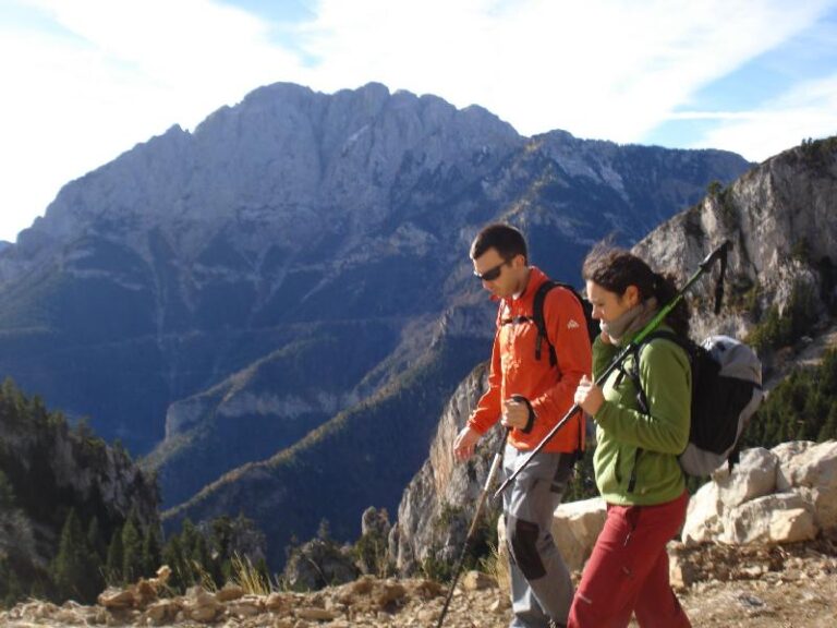 Davant la paret nord del Pedraforca