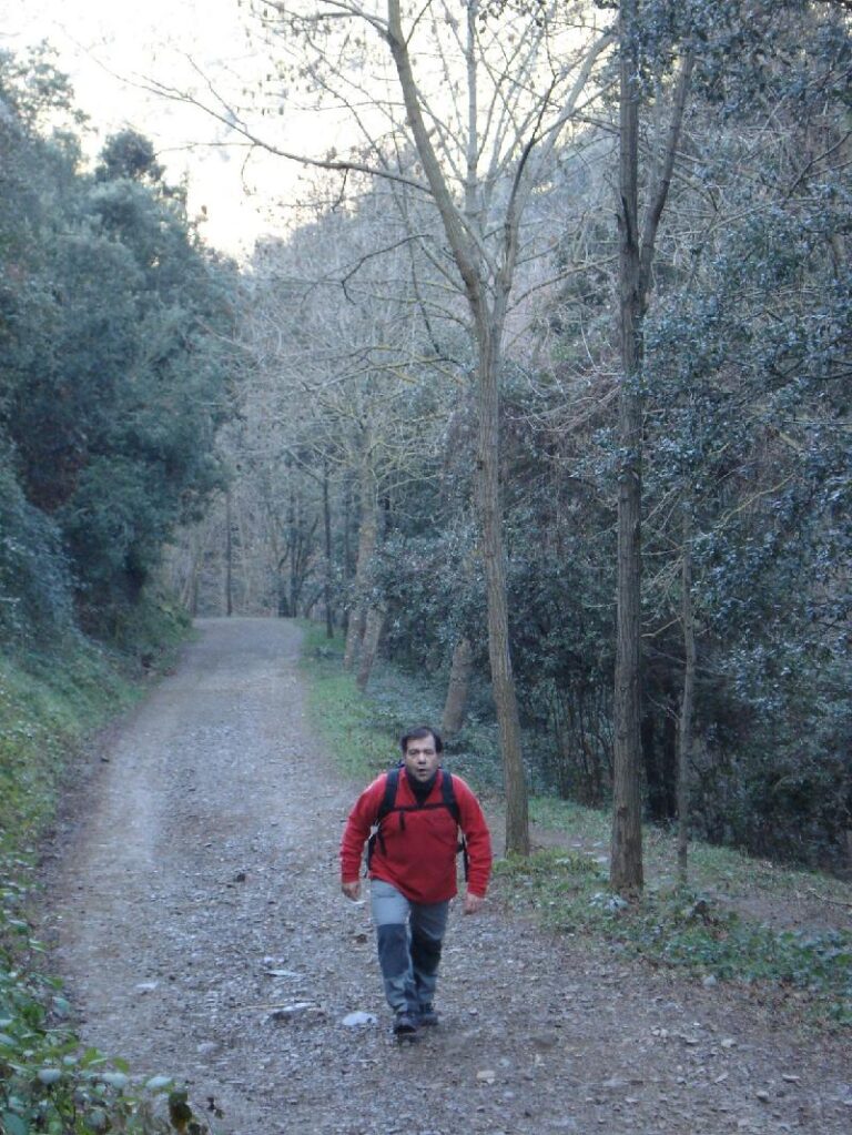 En Jordi pel Torrent de la Baga de Cuc