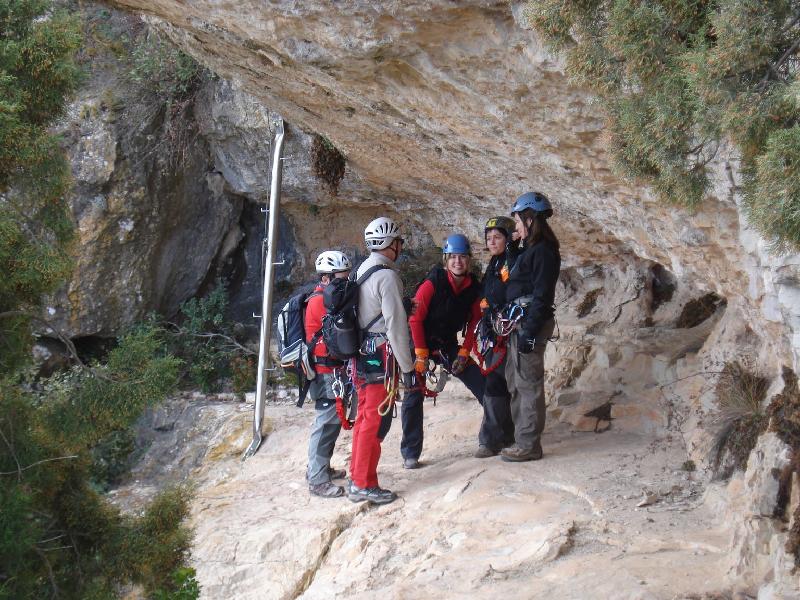 Part del grup comentant la jugada