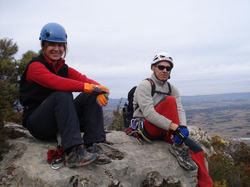 La Rocio i en Jesus gaudint del paisatge