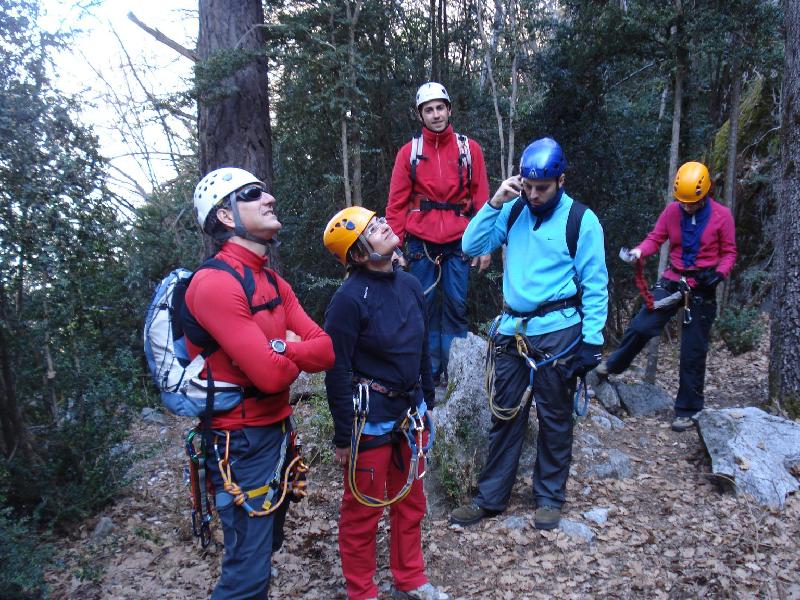 Iniciant la ferrata
