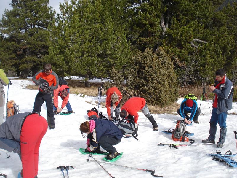 Preparatius per les raquetes