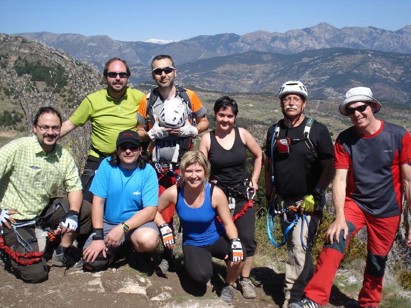 Foto de grup al final de la via