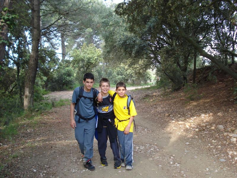 Grans i petits cap a Montserrat