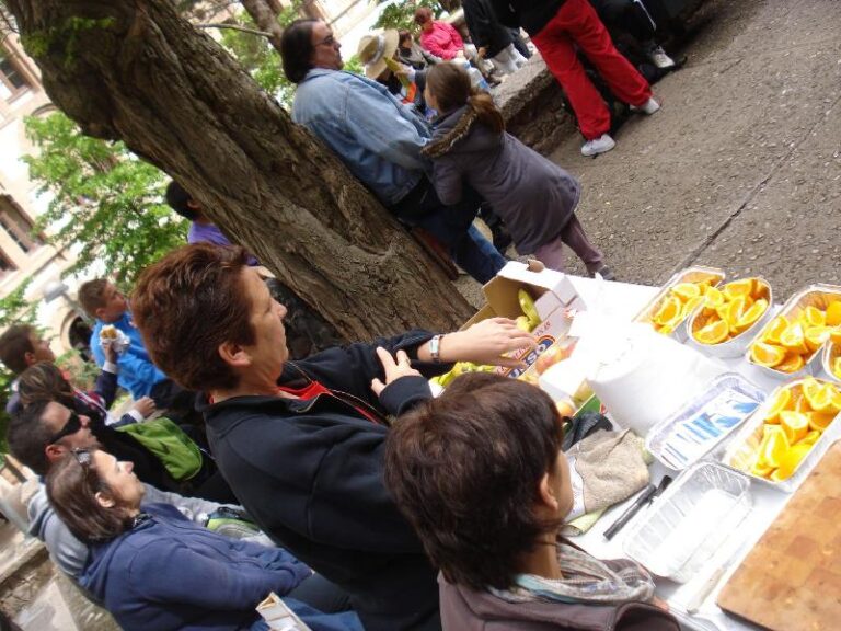 Avituallament final a Montserrat