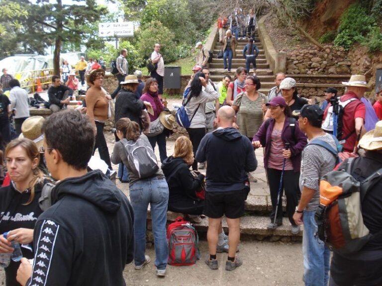 Avituallament final a Montserrat 2