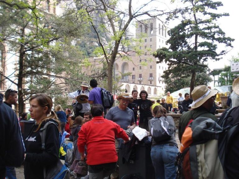 Avituallament final a Montserrat 3