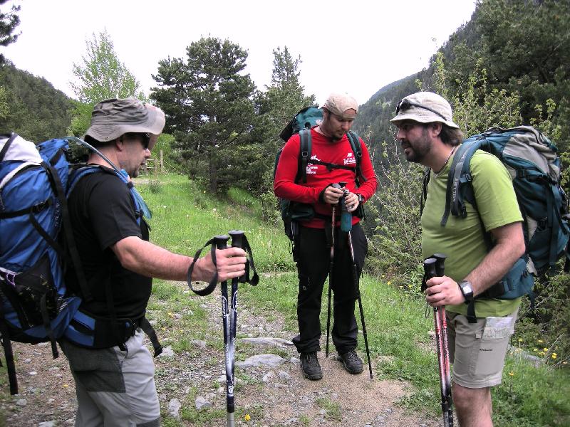 Parada en mig de tanta pujada